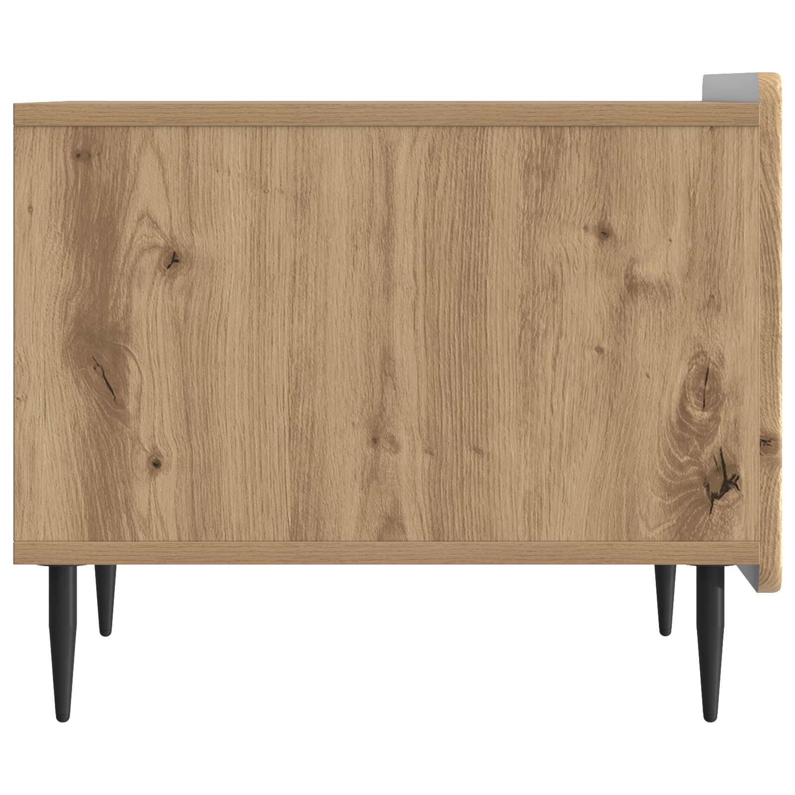 vidaXL Stolik kawowy Dąb artisan 49 x 50 x 42 cm Drewno inżynieryjne