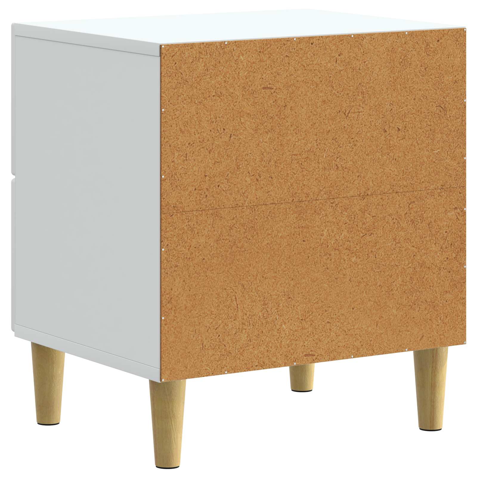 vidaXL Szafka Nocna 2 pcs Biały 43 x 34,5 x 48 cm Drewno inżynieryjne