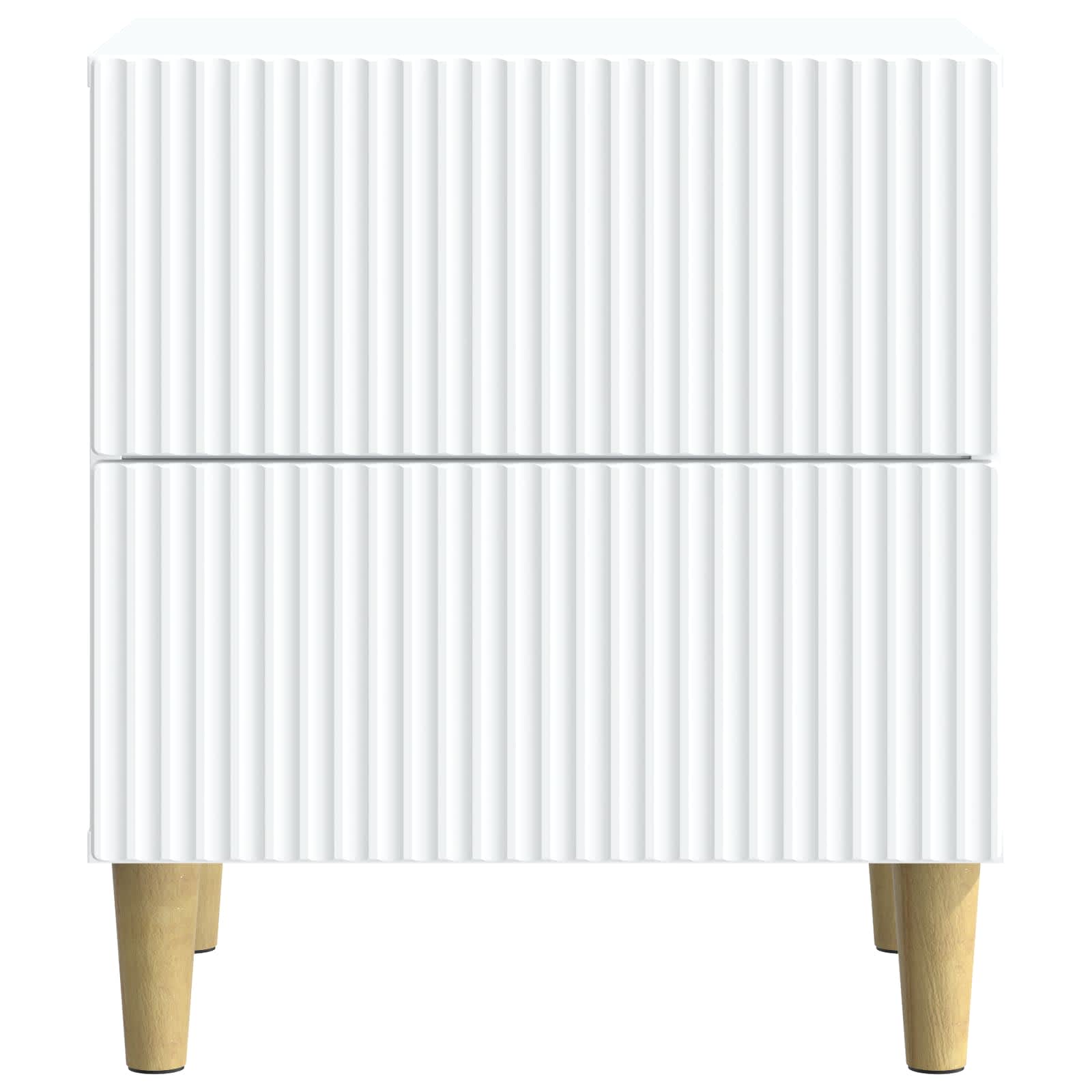 vidaXL Szafka Nocna 2 pcs Biały 43 x 34,5 x 48 cm Drewno inżynieryjne