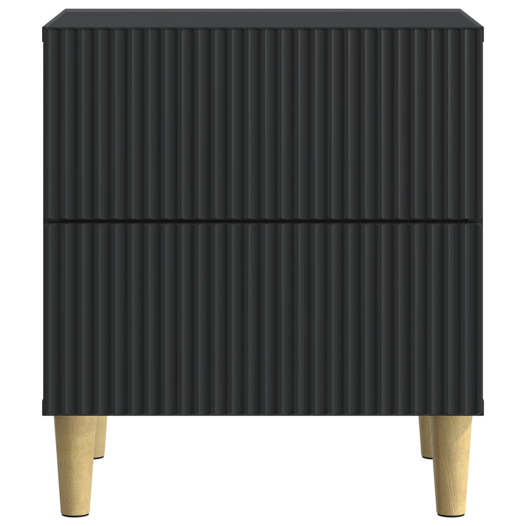 vidaXL Szafka Nocna 2 pcs Czarny 43 x 34,5 x 48 cm Drewno inżynieryjne