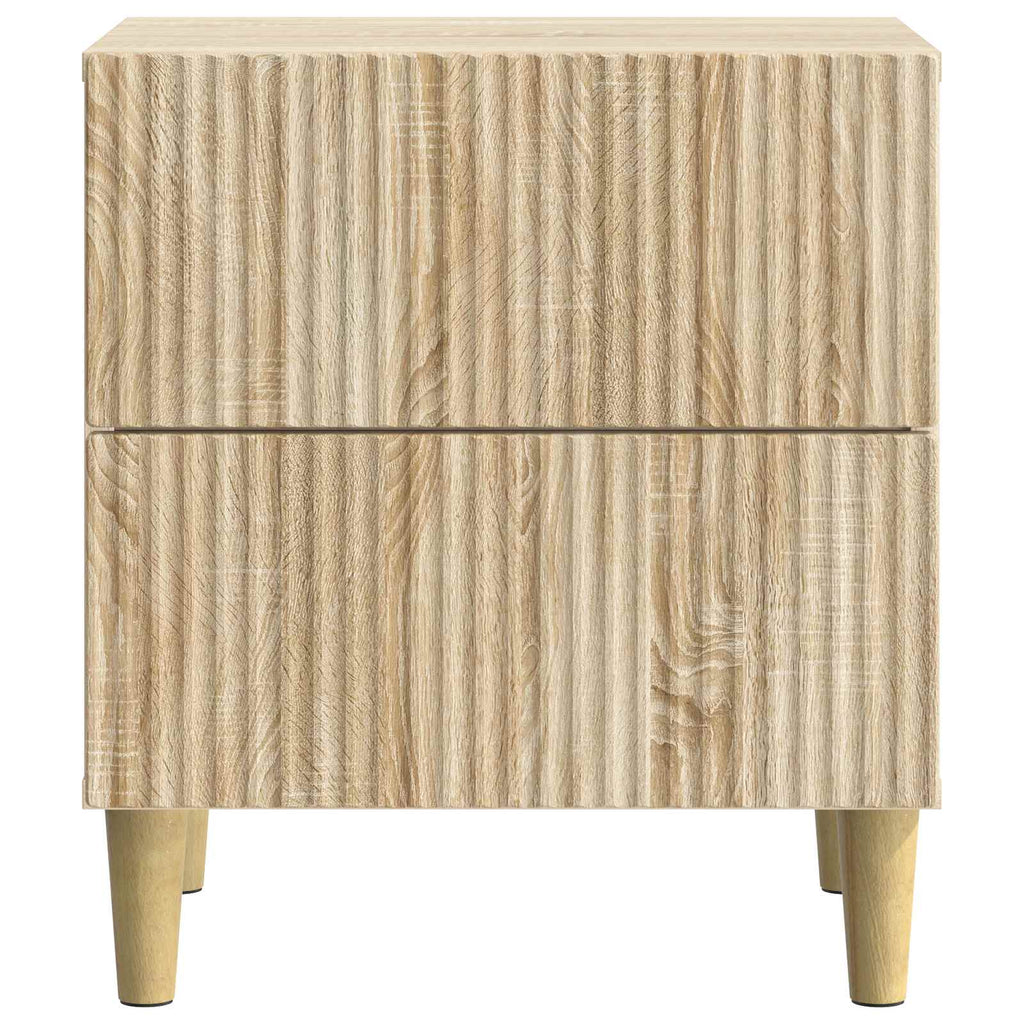 vidaXL Szafka Nocna z szufladą 2 pcs dąb Sonoma 43 x 34,5 x 48 cm