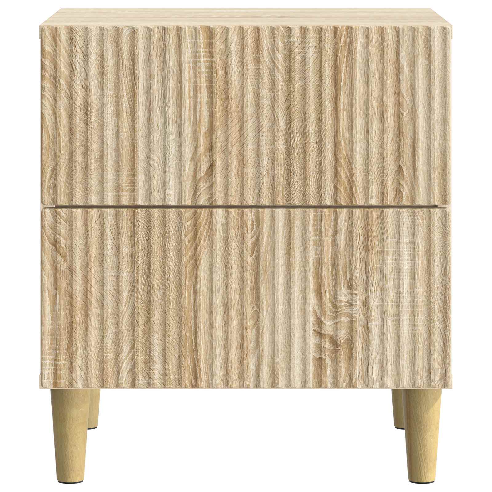 vidaXL Szafka Nocna z szufladą 2 pcs dąb Sonoma 43 x 34,5 x 48 cm