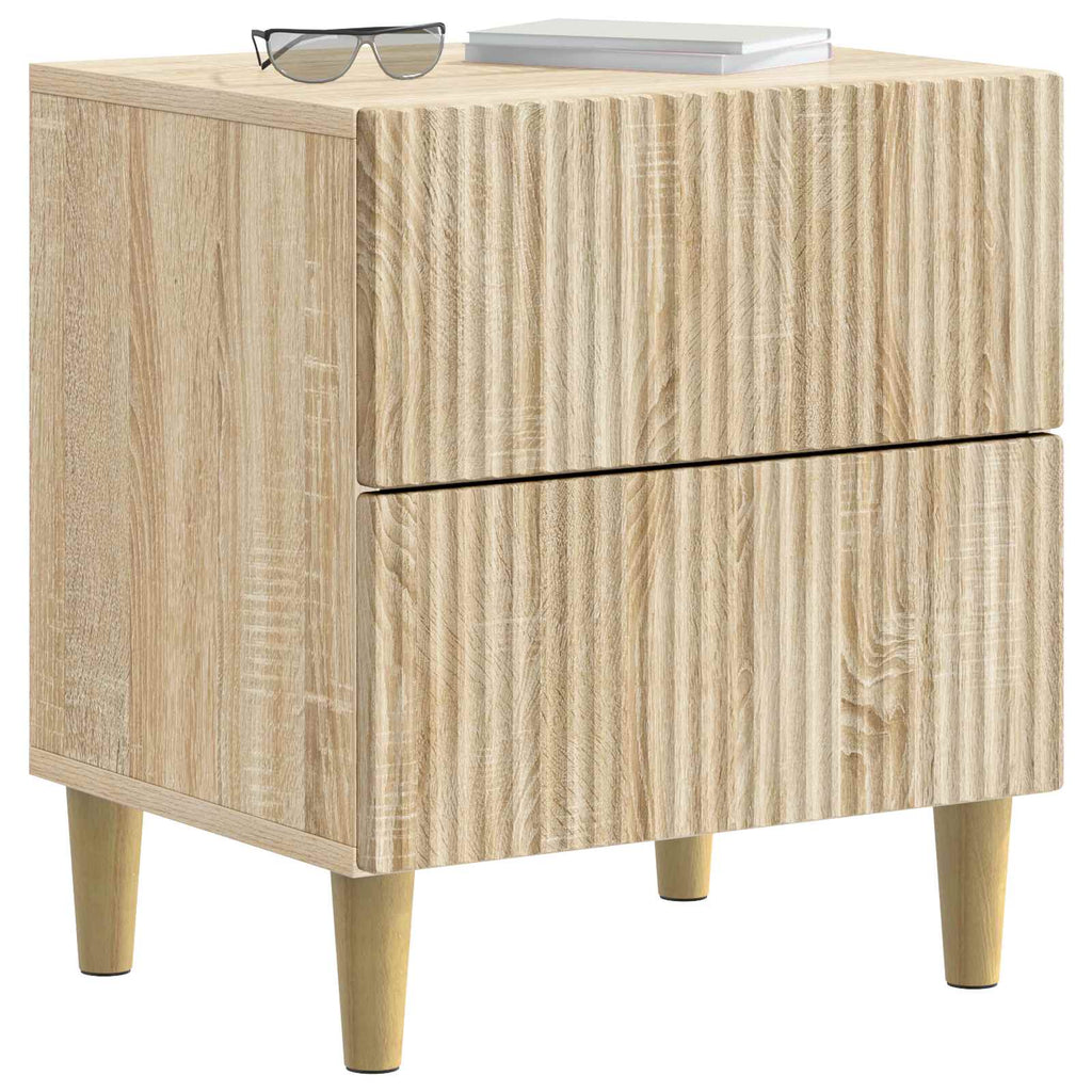 vidaXL Szafka Nocna z szufladą 2 pcs dąb Sonoma 43 x 34,5 x 48 cm