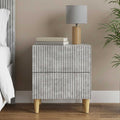 vidaXL Szafka Nocna z szufladą Betonowy szary 43 x 34,5 x 48 cm