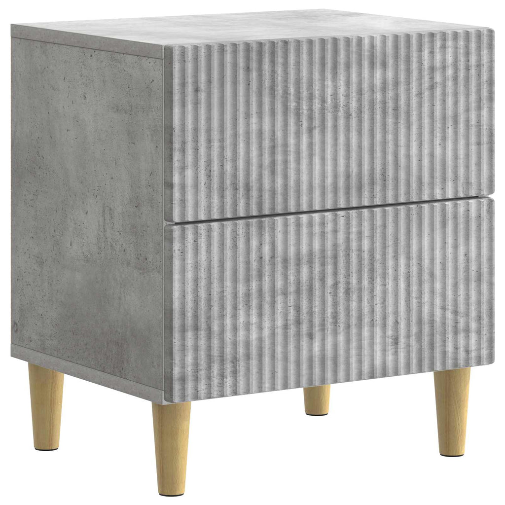 vidaXL Szafka Nocna z szufladą Betonowy szary 43 x 34,5 x 48 cm