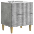 vidaXL Szafka Nocna z szufladą Betonowy szary 43 x 34,5 x 48 cm