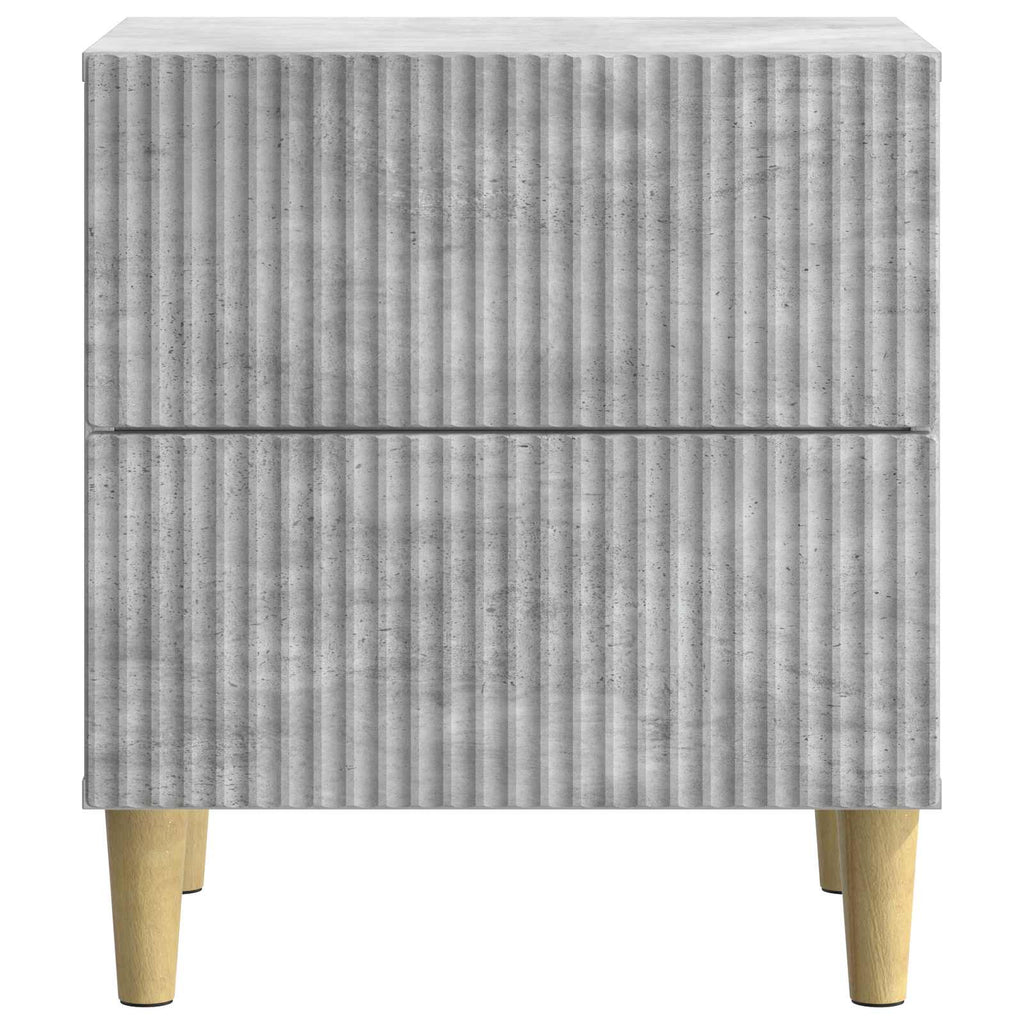 vidaXL Szafka Nocna z szufladą 2 pcs Betonowy szary 43 x 34,5 x 48 cm