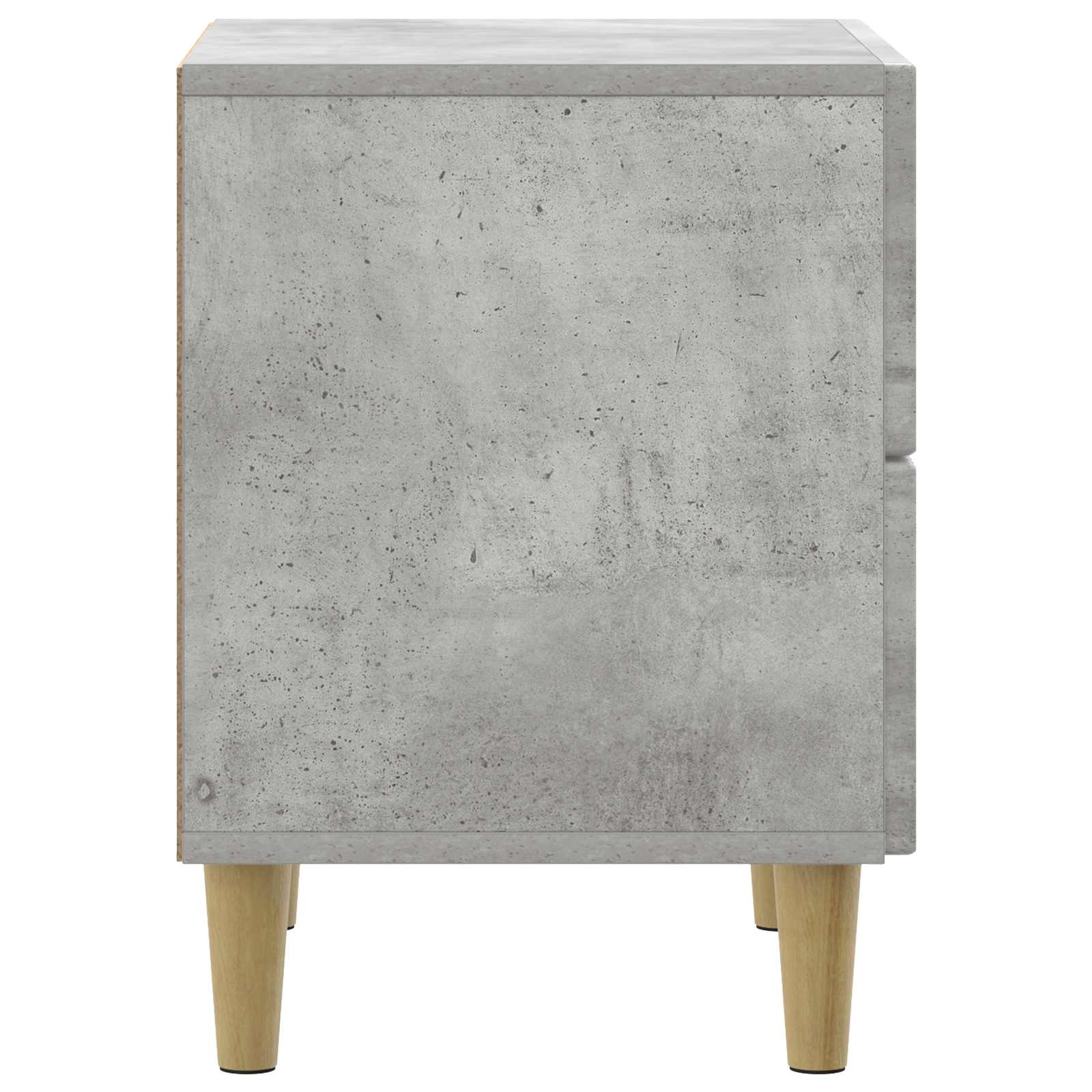 vidaXL Szafka Nocna z szufladą 2 pcs Betonowy szary 43 x 34,5 x 48 cm
