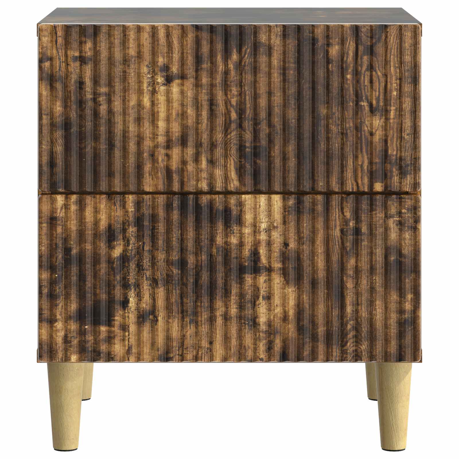 vidaXL Szafka Nocna Dąb wędzony 43 x 34,5 x 48 cm Drewno inżynieryjne