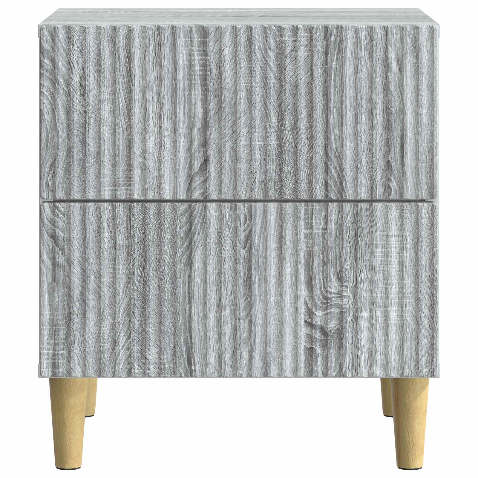vidaXL Szafka Nocna z szufladą 2 pcs Szary Sonoma 43 x 34,5 x 48 cm