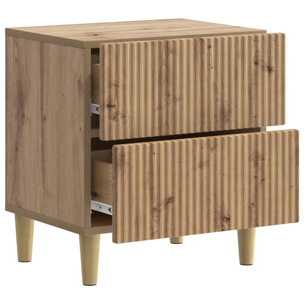 vidaXL Szafka Nocna Dąb artisan 43 x 34,5 x 48 cm Drewno inżynieryjne