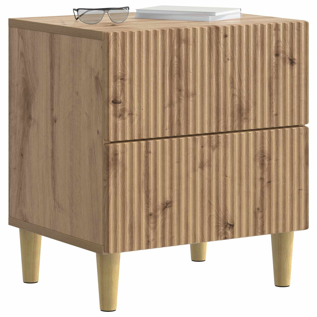 vidaXL Szafka Nocna Dąb artisan 43 x 34,5 x 48 cm Drewno inżynieryjne