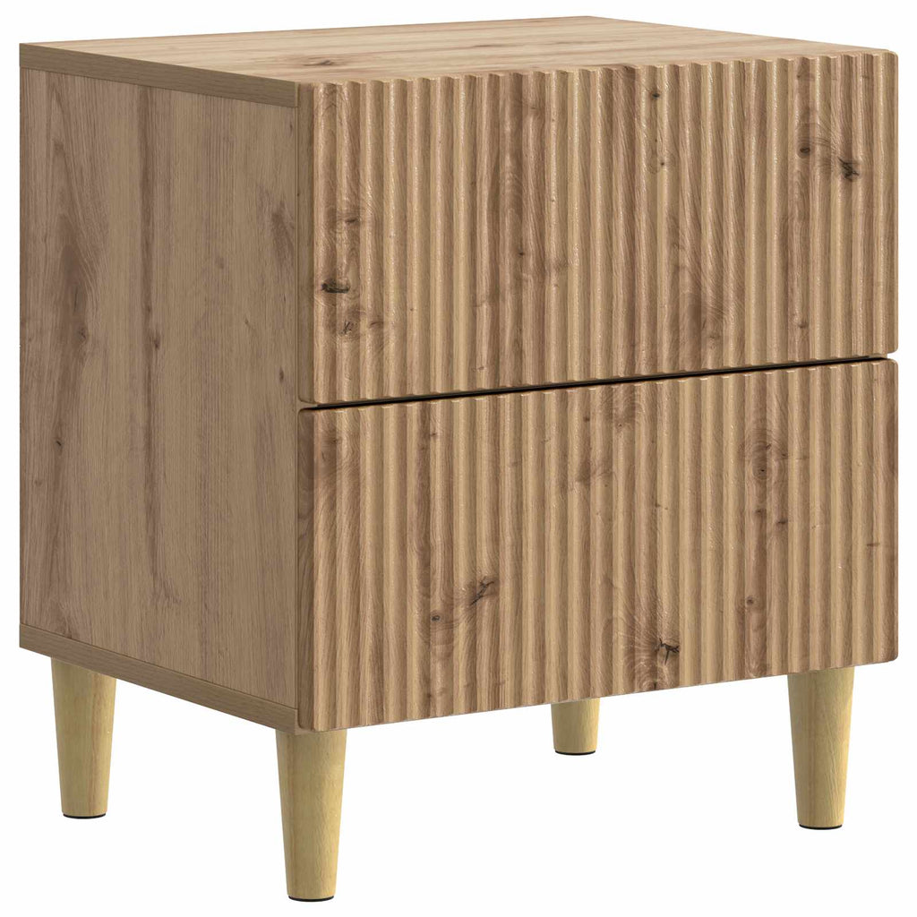 vidaXL Szafka Nocna z szufladą 2 pcs Dąb artisan 43 x 34,5 x 48 cm