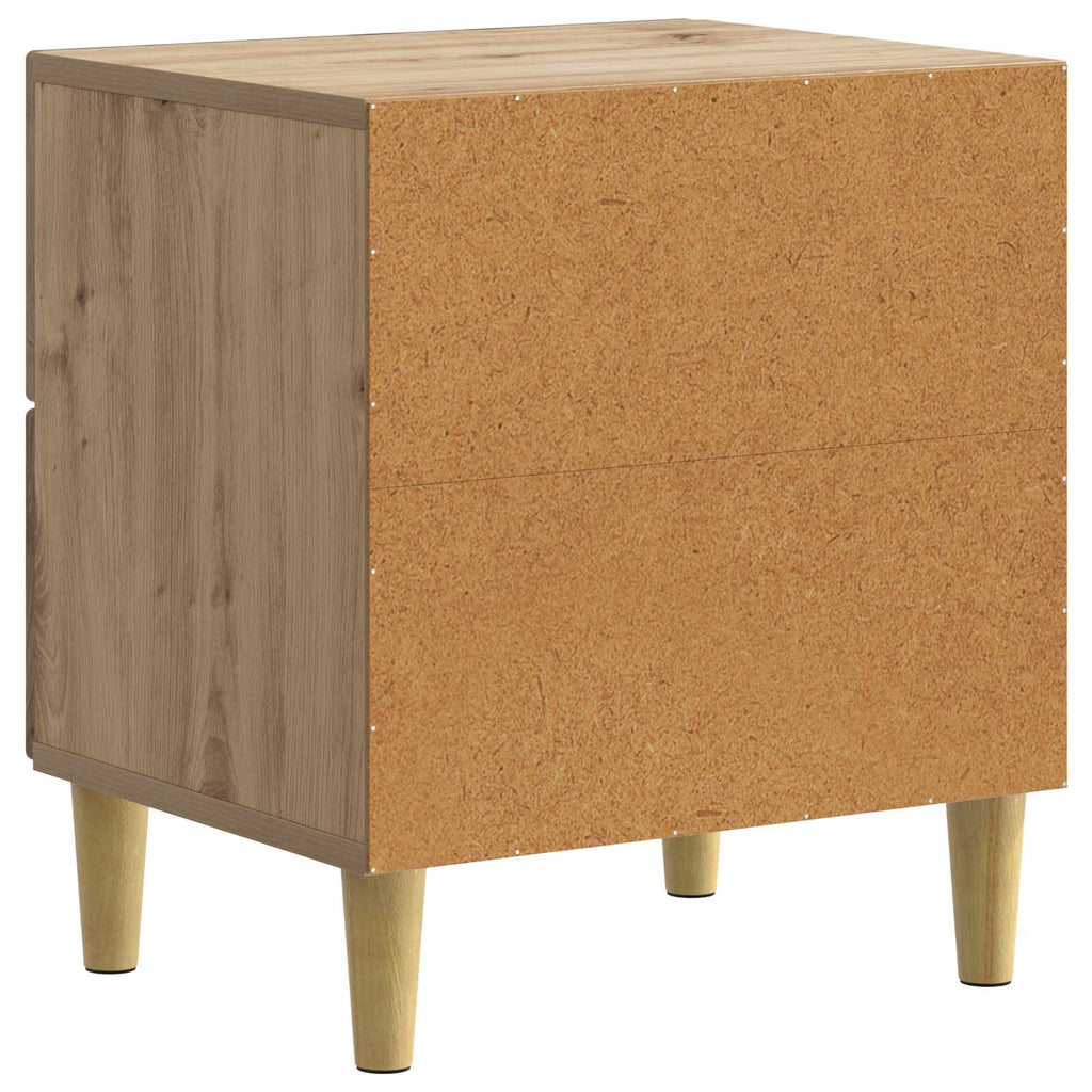 vidaXL Szafka Nocna z szufladą 2 pcs Dąb artisan 43 x 34,5 x 48 cm