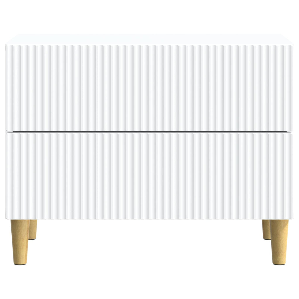 vidaXL Szafka Nocna Biały 62 x 34,5 x 48 cm Drewno inżynieryjne