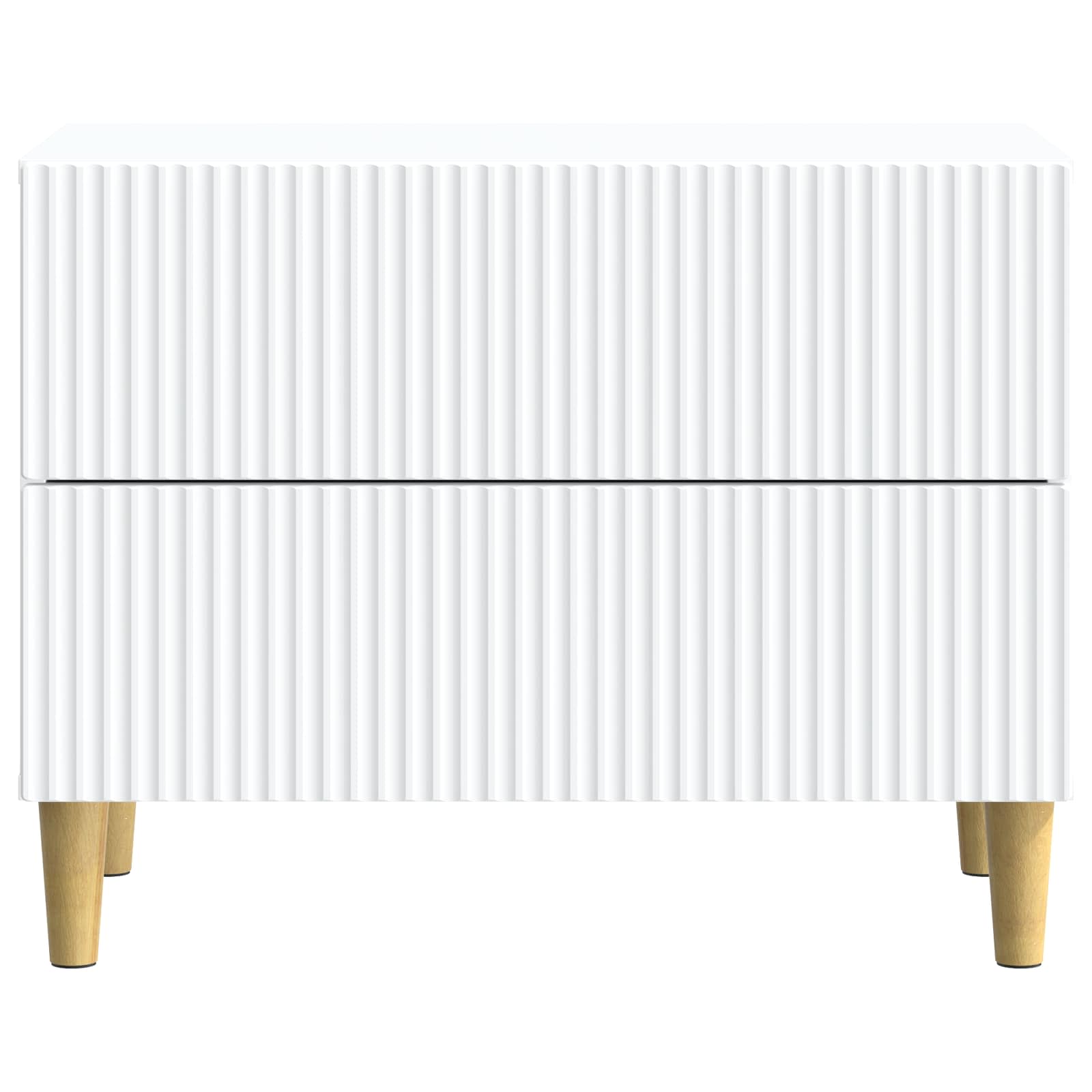 vidaXL Szafka Nocna Biały 62 x 34,5 x 48 cm Drewno inżynieryjne