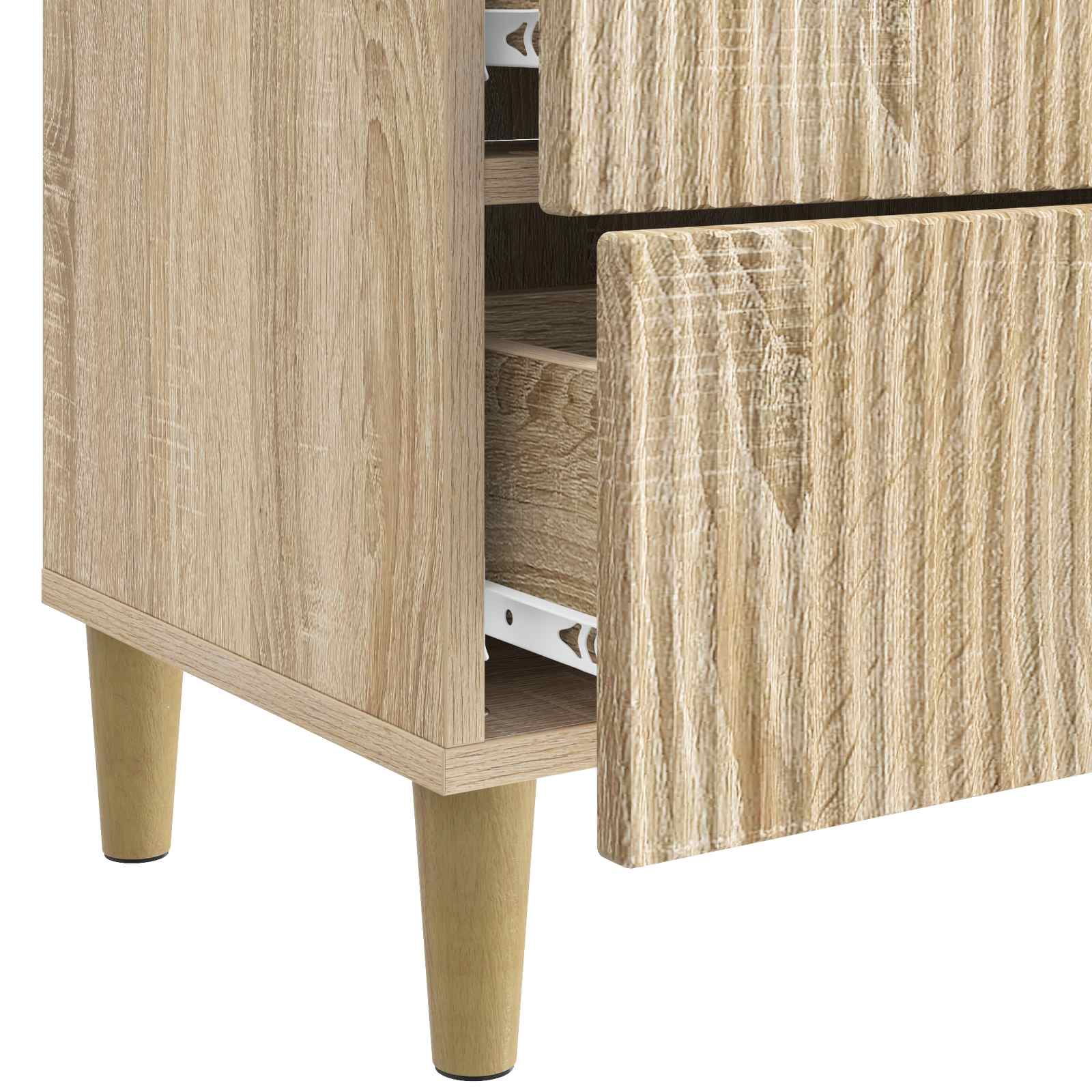 vidaXL Szafka Nocna dąb Sonoma 62 x 34,5 x 48 cm Drewno inżynieryjne