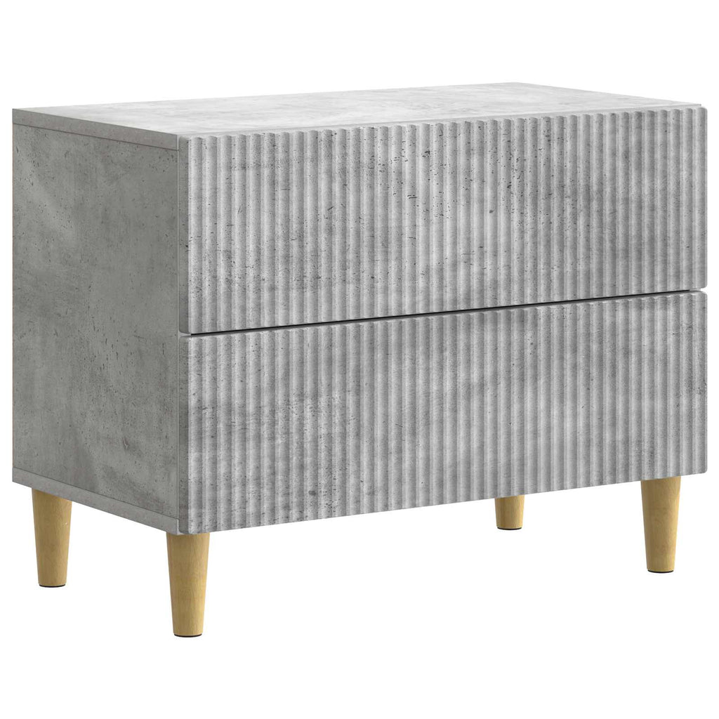 vidaXL Szafka Nocna z szufladą Betonowy szary 62 x 34,5 x 48 cm