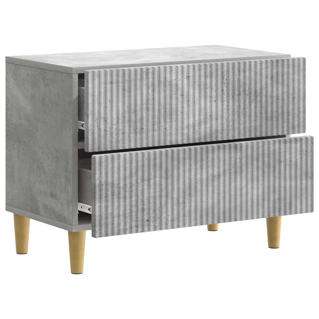 vidaXL Szafka Nocna z szufladą Betonowy szary 62 x 34,5 x 48 cm