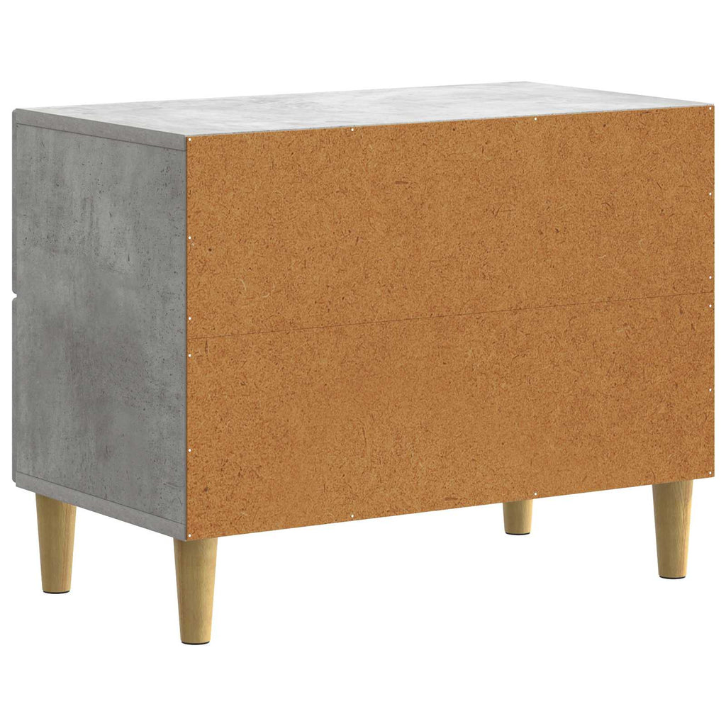 vidaXL Szafka Nocna z szufladą Betonowy szary 62 x 34,5 x 48 cm