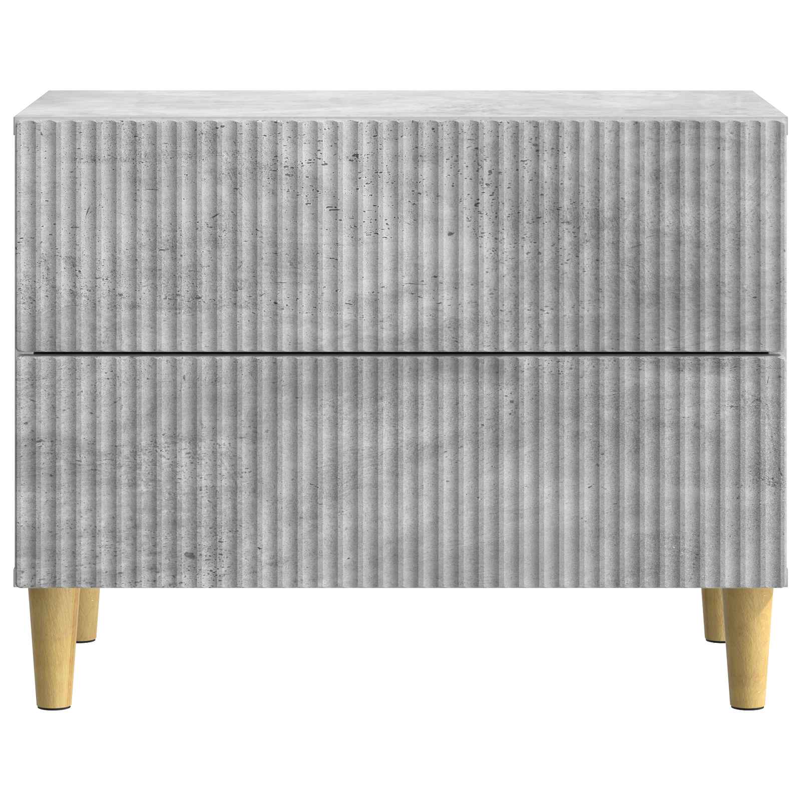 vidaXL Szafka Nocna z szufladą Betonowy szary 62 x 34,5 x 48 cm