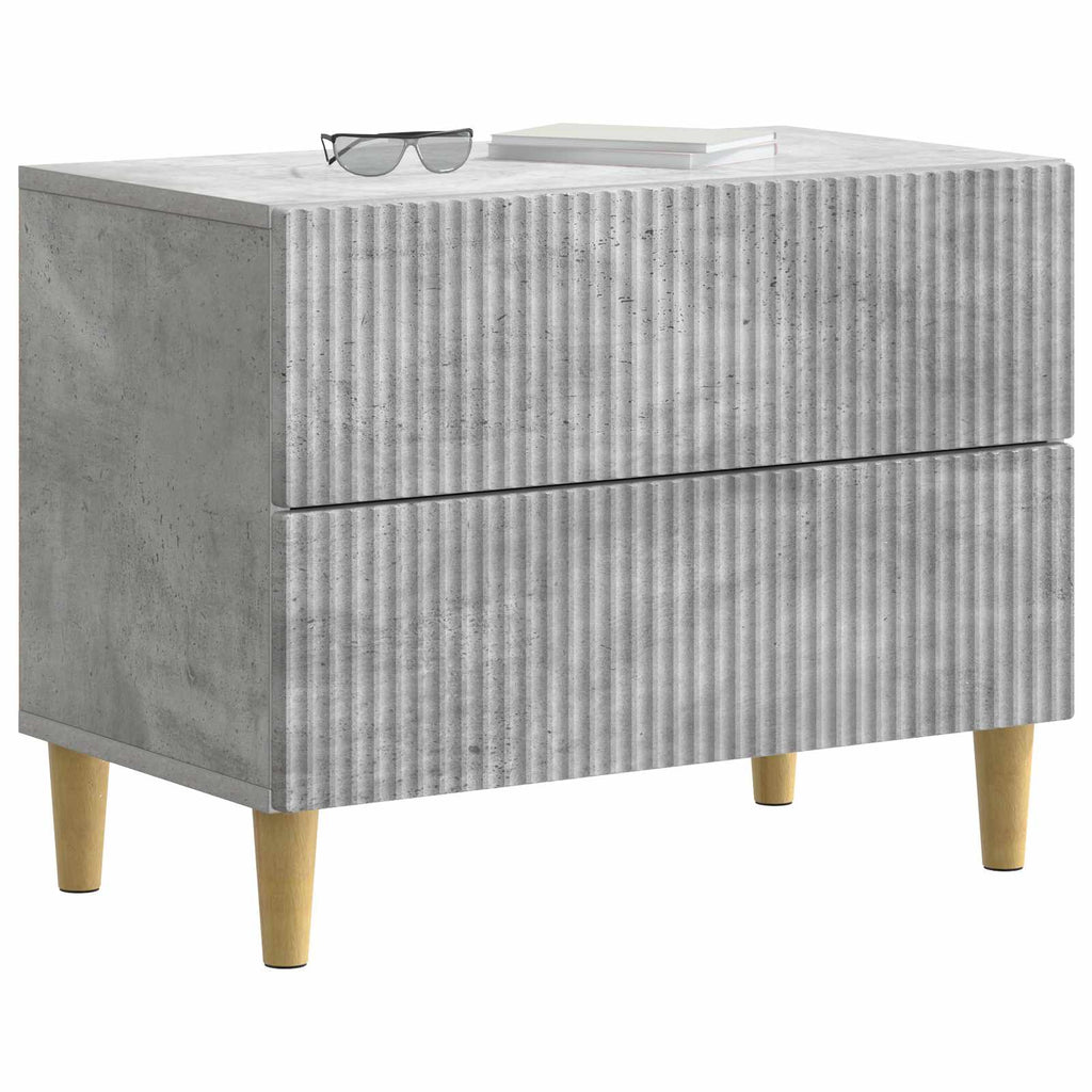 vidaXL Szafka Nocna z szufladą Betonowy szary 62 x 34,5 x 48 cm