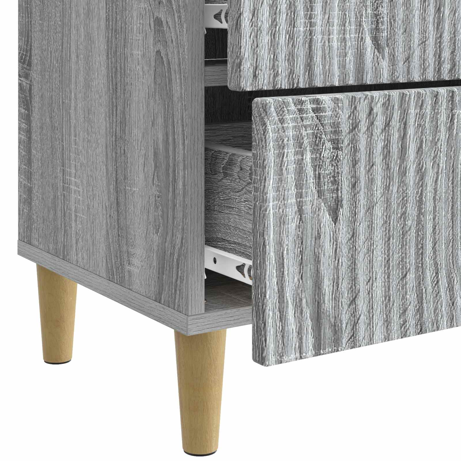 vidaXL Szafka Nocna Szary Sonoma 62 x 34,5 x 48 cm Drewno inżynieryjne