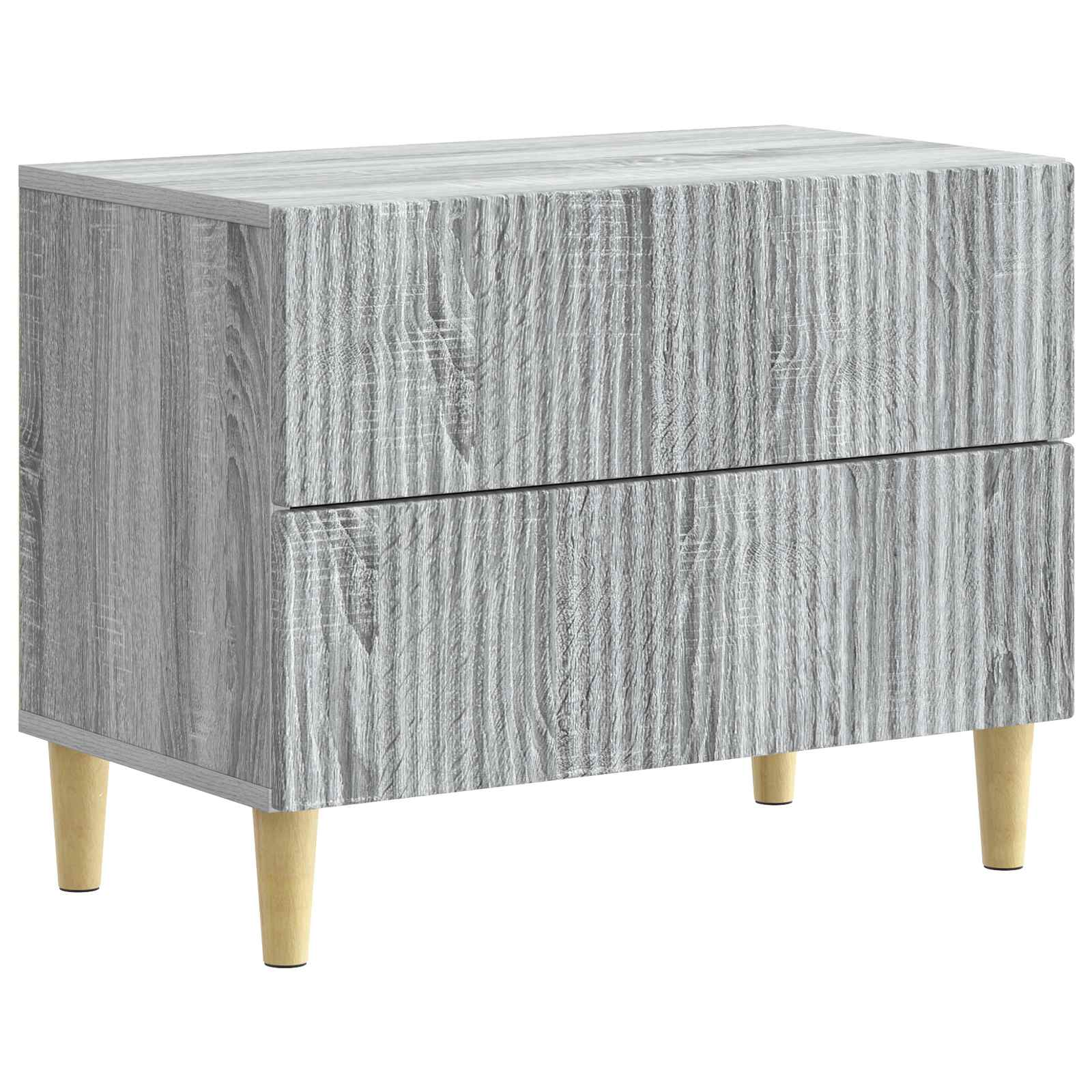 vidaXL Szafka Nocna Szary Sonoma 62 x 34,5 x 48 cm Drewno inżynieryjne