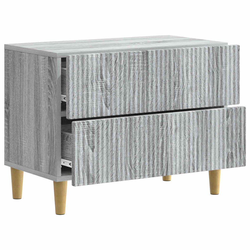 vidaXL Szafka Nocna Szary Sonoma 62 x 34,5 x 48 cm Drewno inżynieryjne