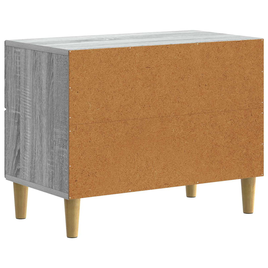 vidaXL Szafka Nocna Szary Sonoma 62 x 34,5 x 48 cm Drewno inżynieryjne