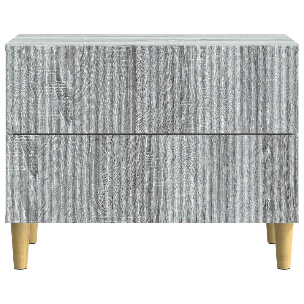vidaXL Szafka Nocna Szary Sonoma 62 x 34,5 x 48 cm Drewno inżynieryjne