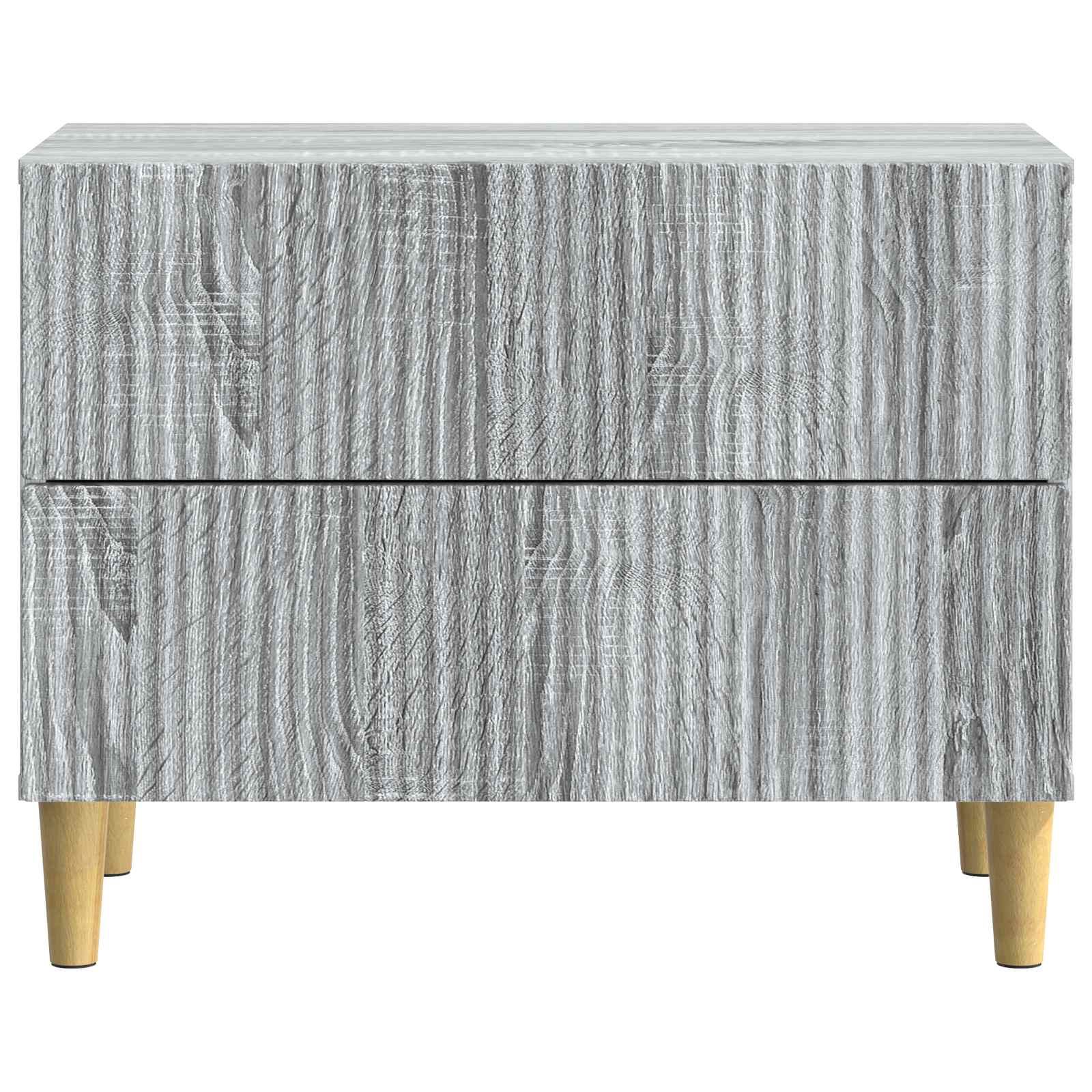 vidaXL Szafka Nocna Szary Sonoma 62 x 34,5 x 48 cm Drewno inżynieryjne