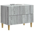 vidaXL Szafka Nocna Szary Sonoma 62 x 34,5 x 48 cm Drewno inżynieryjne