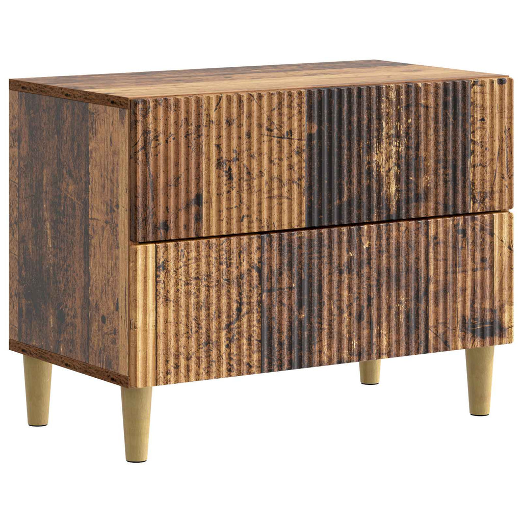 vidaXL Szafka Nocna Stare drewno 62 x 34,5 x 48 cm Drewno inżynieryjne