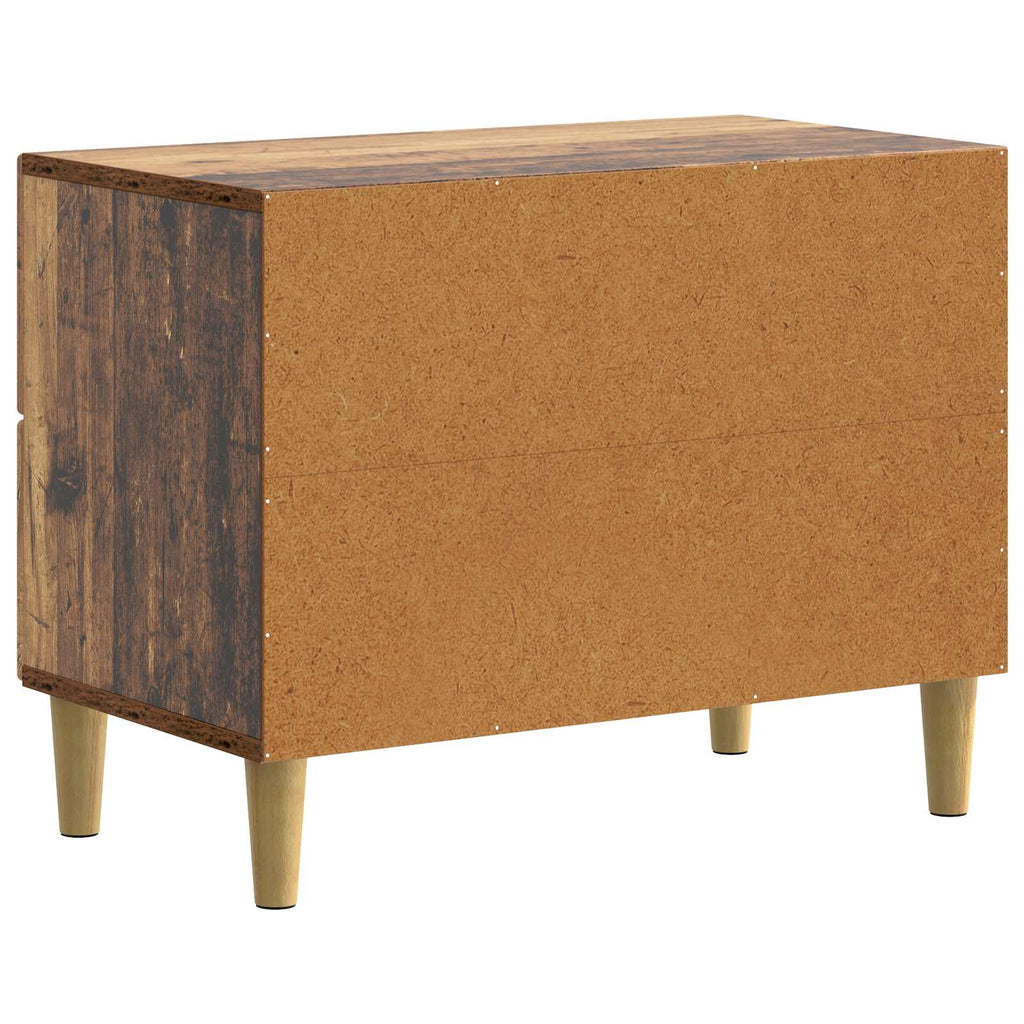 vidaXL Szafka Nocna Stare drewno 62 x 34,5 x 48 cm Drewno inżynieryjne