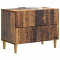 vidaXL Szafka Nocna Stare drewno 62 x 34,5 x 48 cm Drewno inżynieryjne