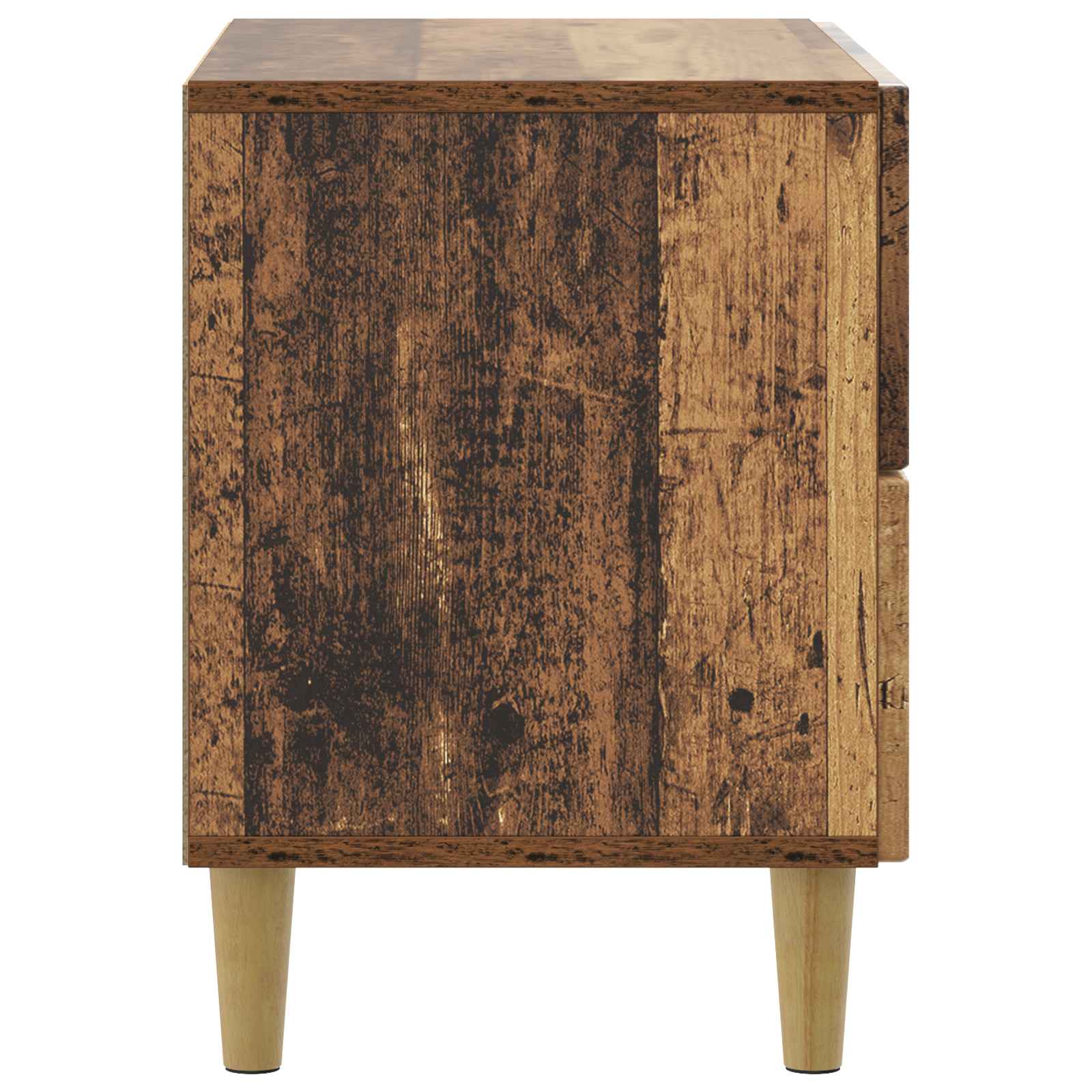vidaXL Szafka Nocna Stare drewno 62 x 34,5 x 48 cm Drewno inżynieryjne