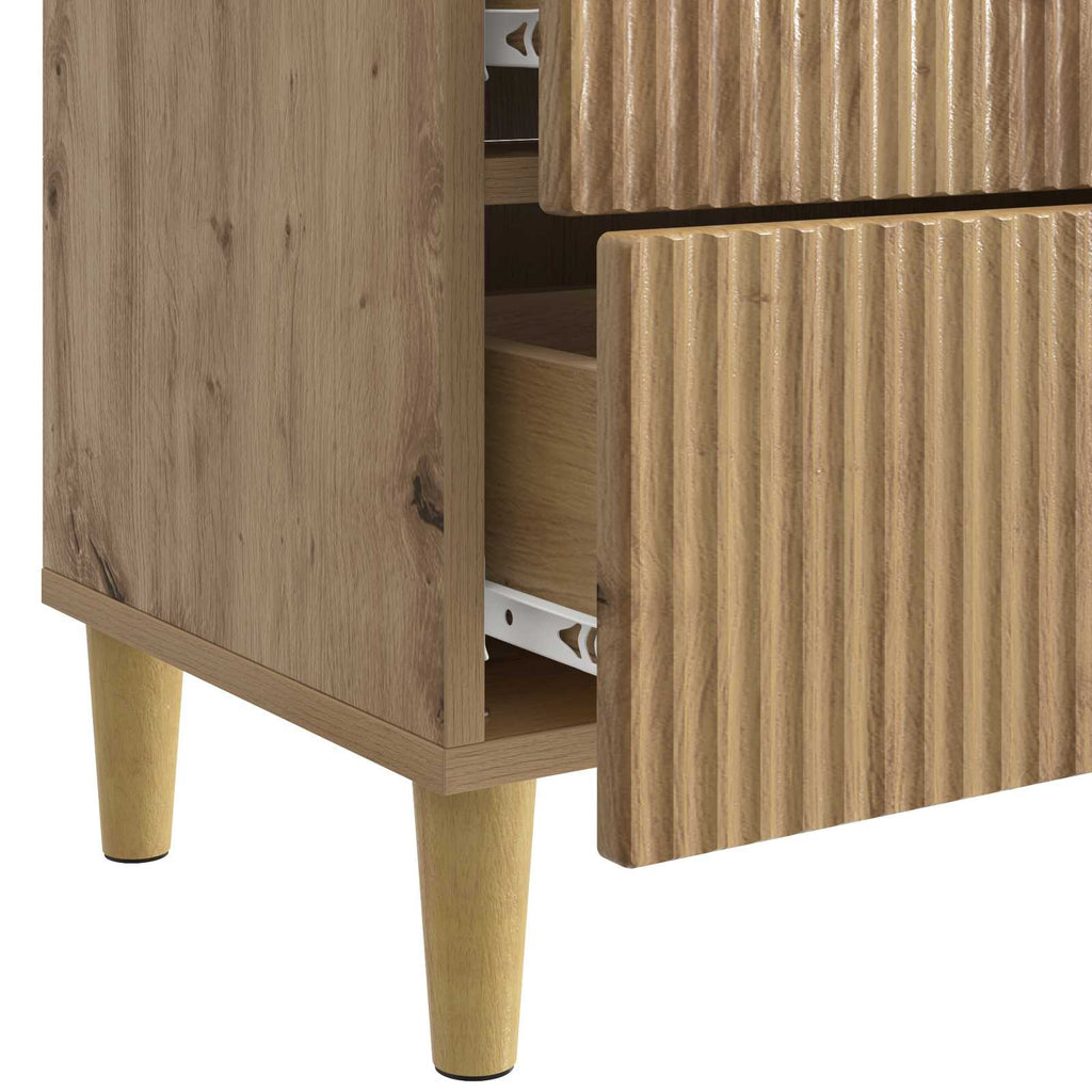 vidaXL Szafka Nocna Dąb artisan 62 x 34,5 x 48 cm Drewno inżynieryjne
