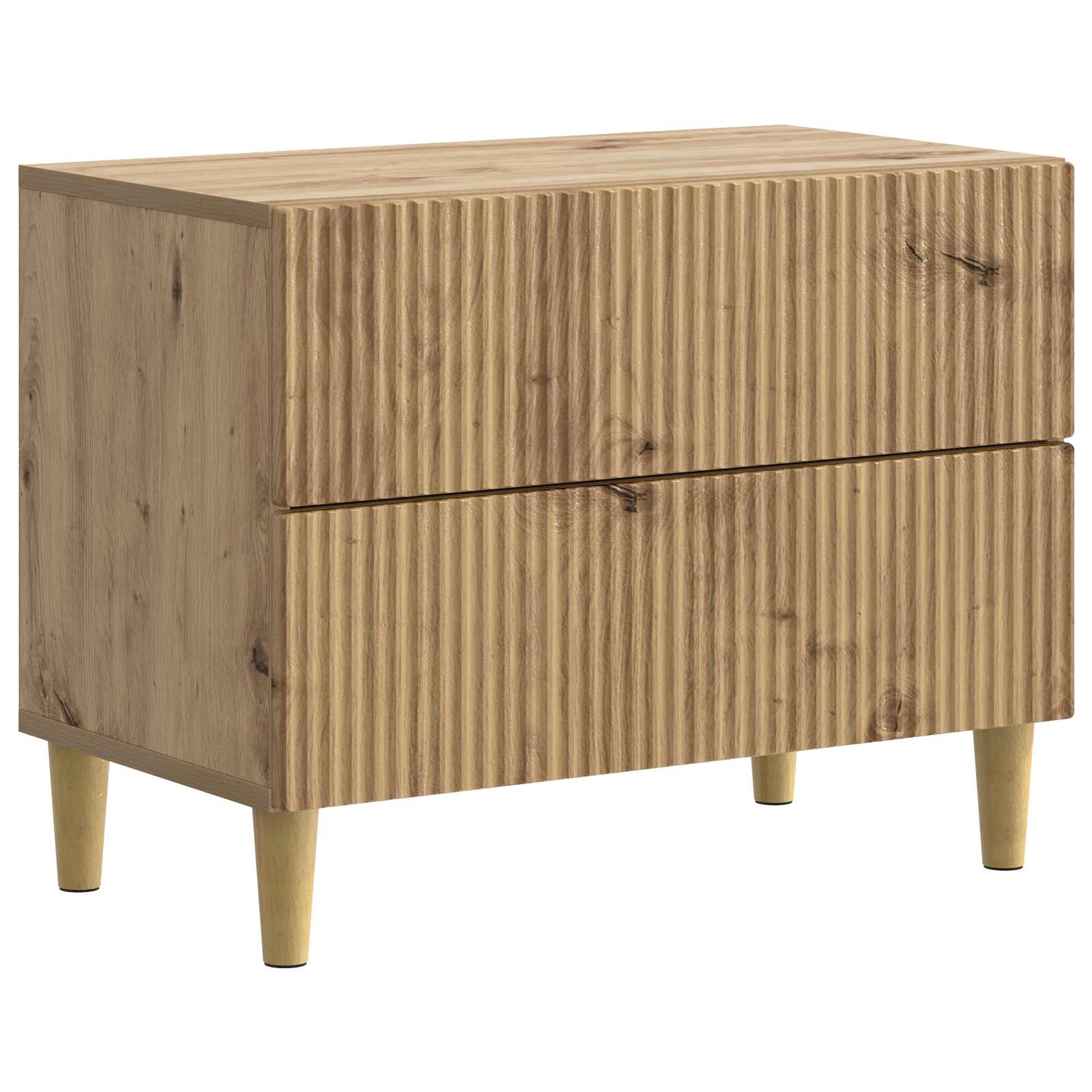 vidaXL Szafka Nocna Dąb artisan 62 x 34,5 x 48 cm Drewno inżynieryjne