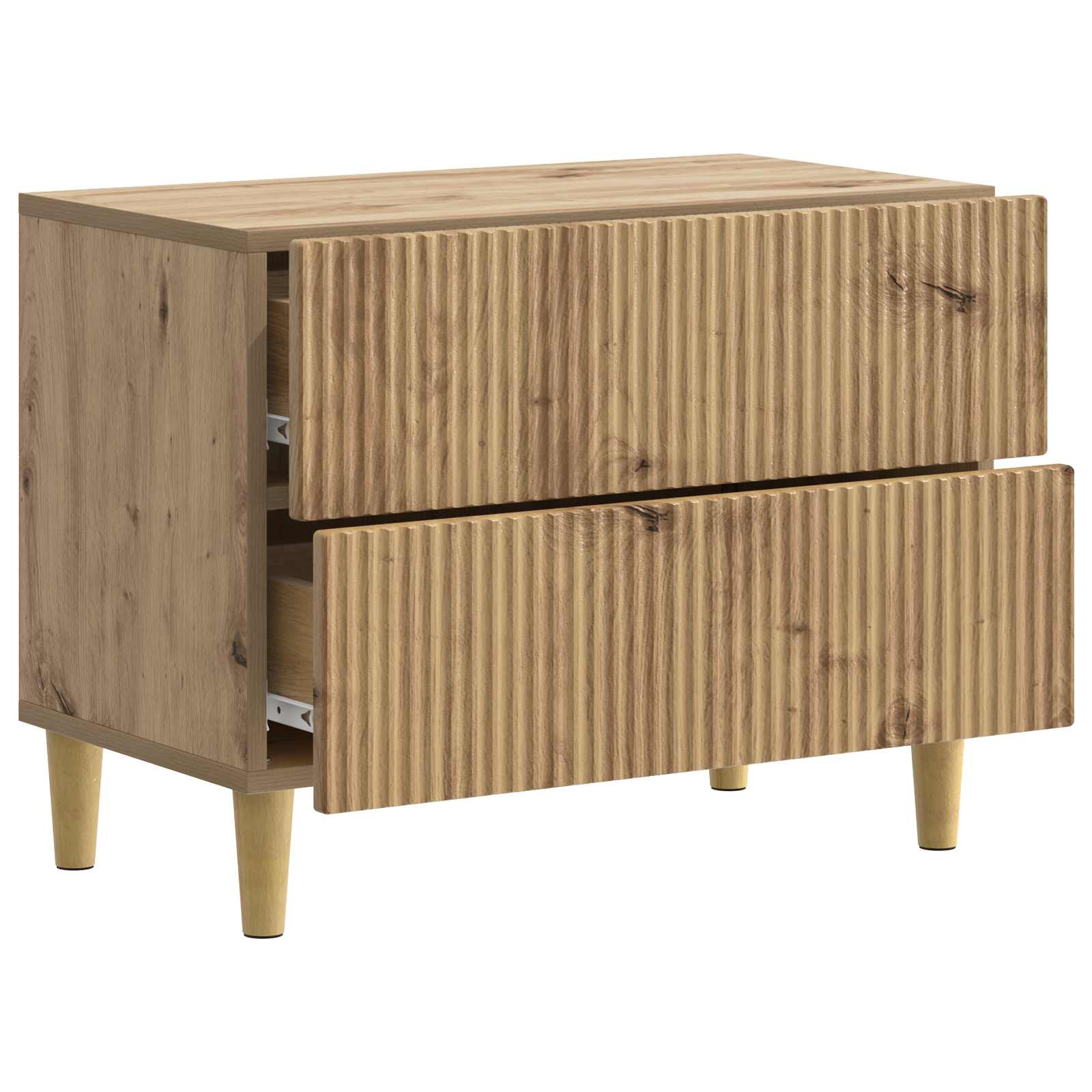 vidaXL Szafka Nocna Dąb artisan 62 x 34,5 x 48 cm Drewno inżynieryjne