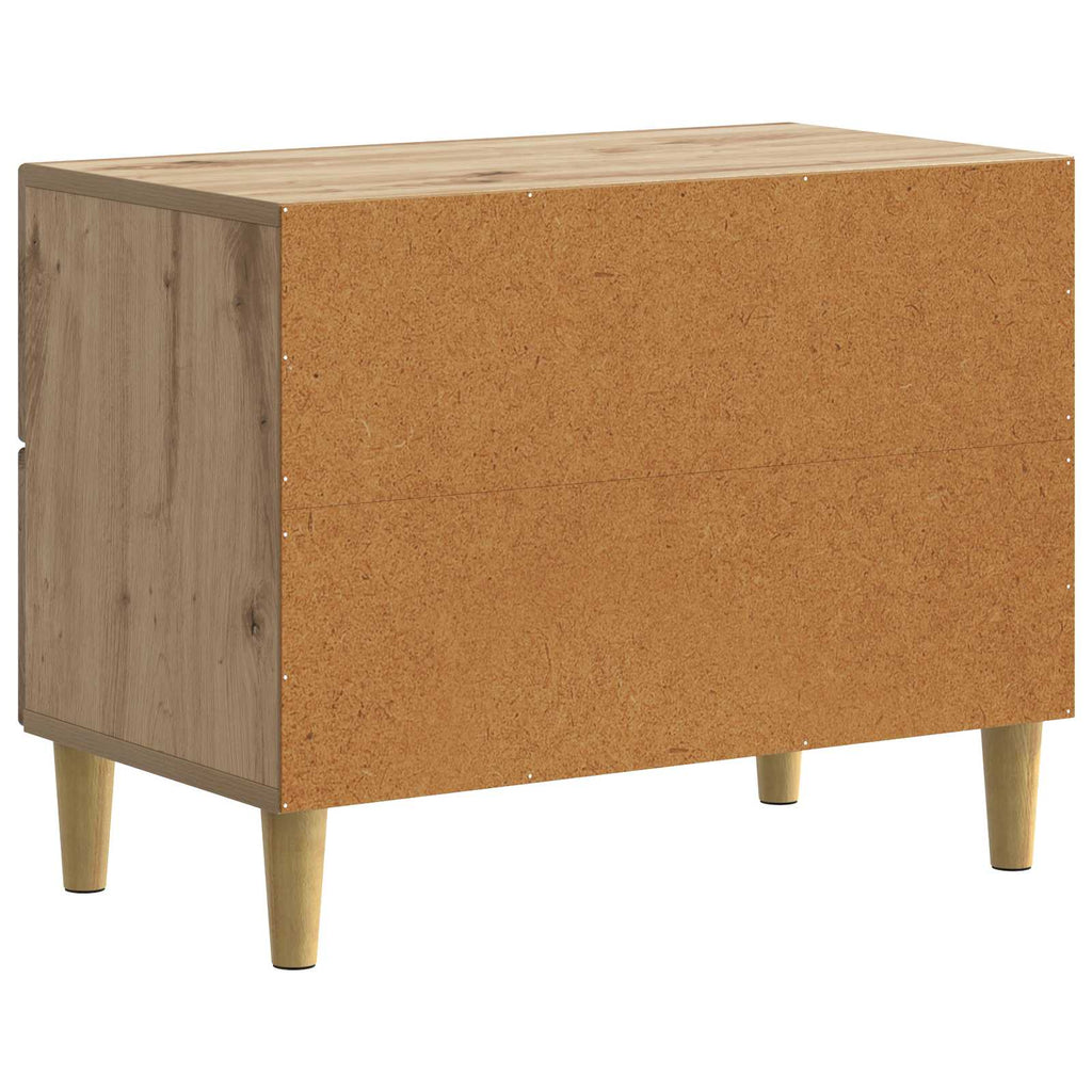 vidaXL Szafka Nocna Dąb artisan 62 x 34,5 x 48 cm Drewno inżynieryjne