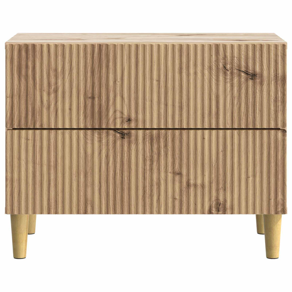 vidaXL Szafka Nocna Dąb artisan 62 x 34,5 x 48 cm Drewno inżynieryjne