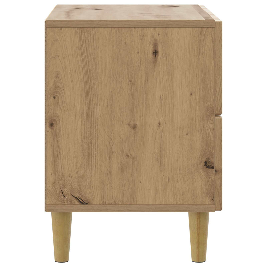 vidaXL Szafka Nocna Dąb artisan 62 x 34,5 x 48 cm Drewno inżynieryjne