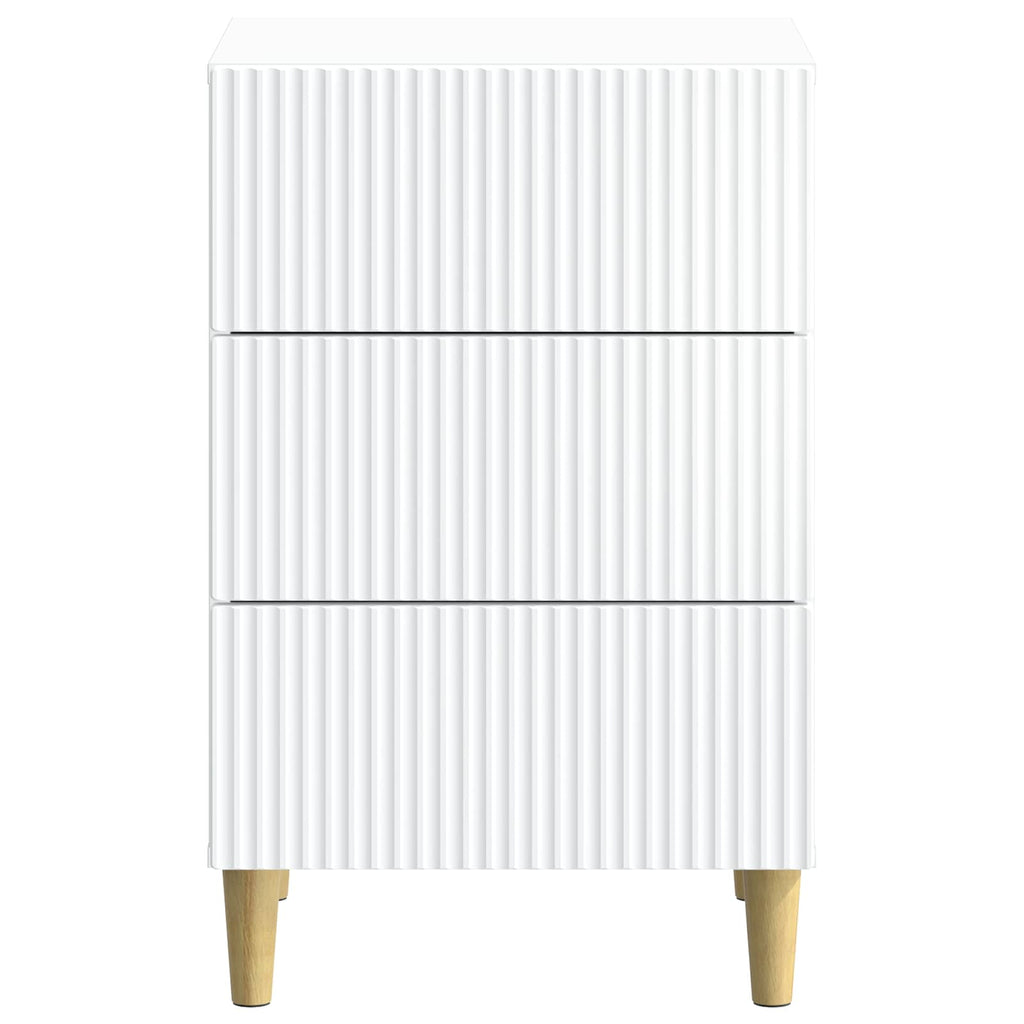 vidaXL Szafka Nocna Biały 43 x 41 x 66,5 cm Drewno inżynieryjne