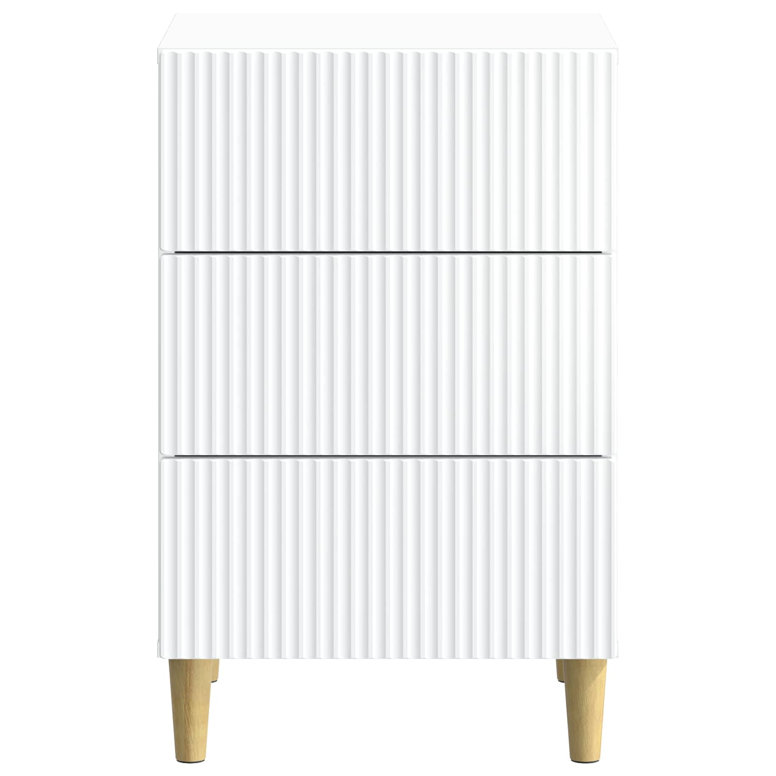 vidaXL Szafka Nocna Biały 43 x 41 x 66,5 cm Drewno inżynieryjne