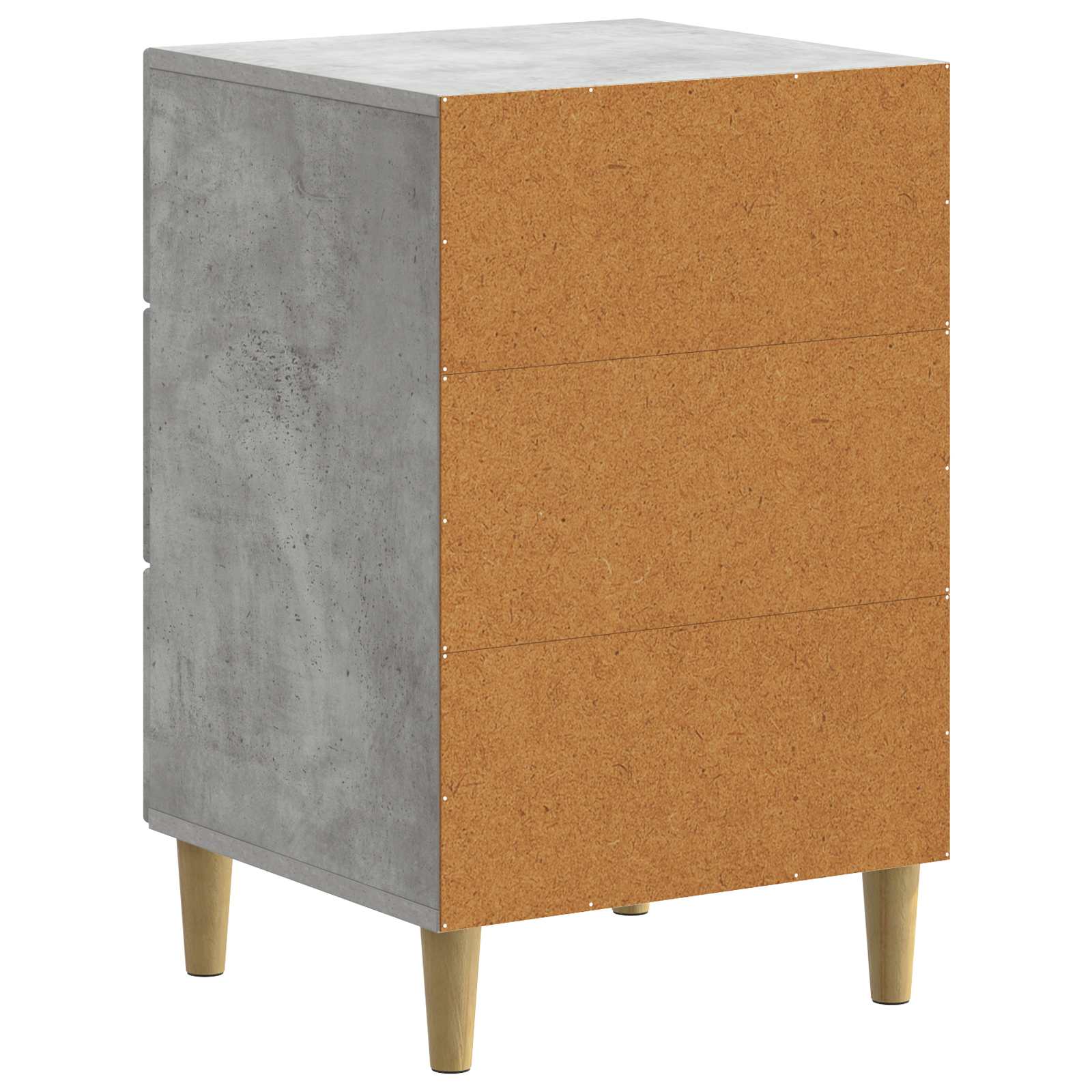 vidaXL Szafka Nocna z szufladą Betonowy szary 43 x 41 x 66,5 cm