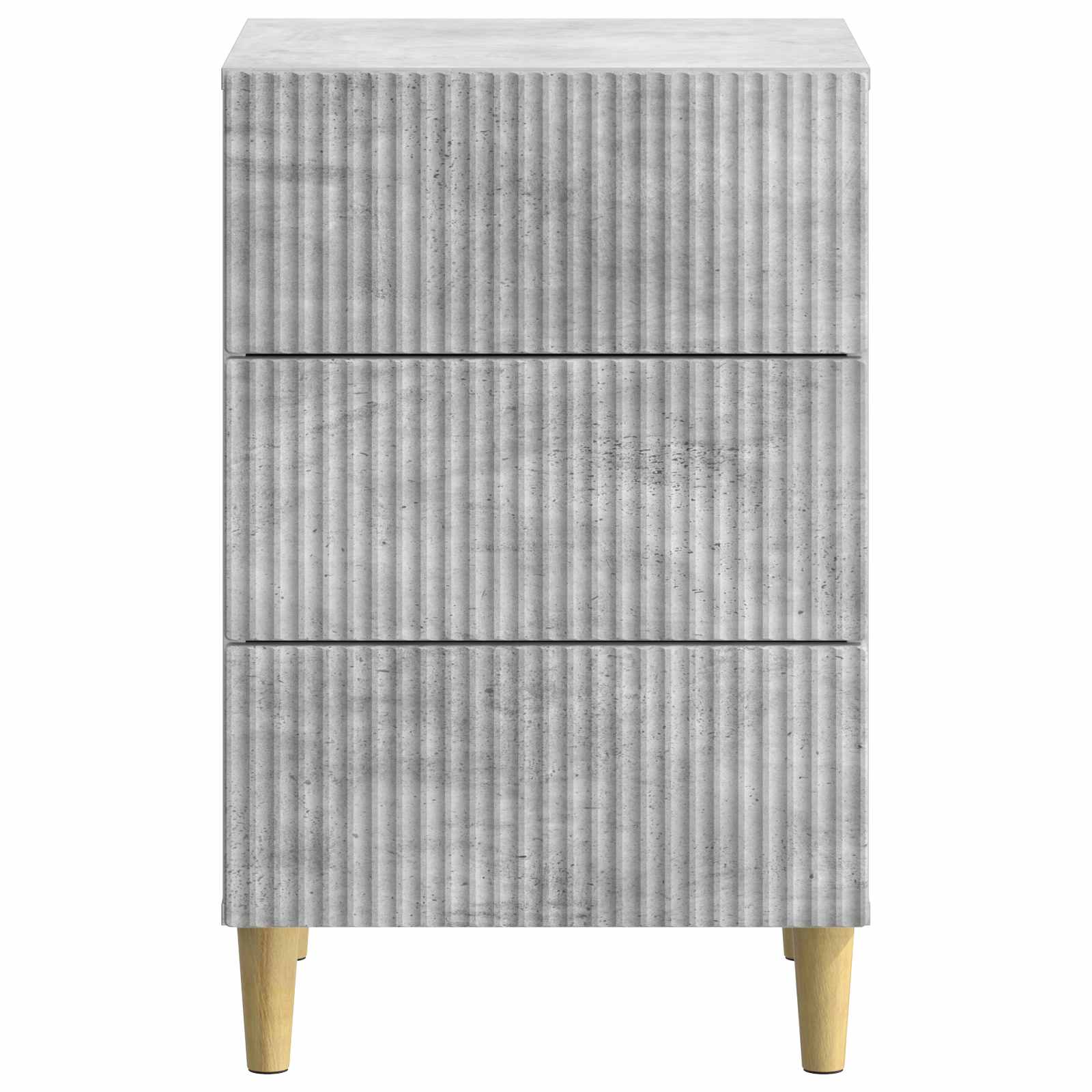 vidaXL Szafka Nocna z szufladą Betonowy szary 43 x 41 x 66,5 cm
