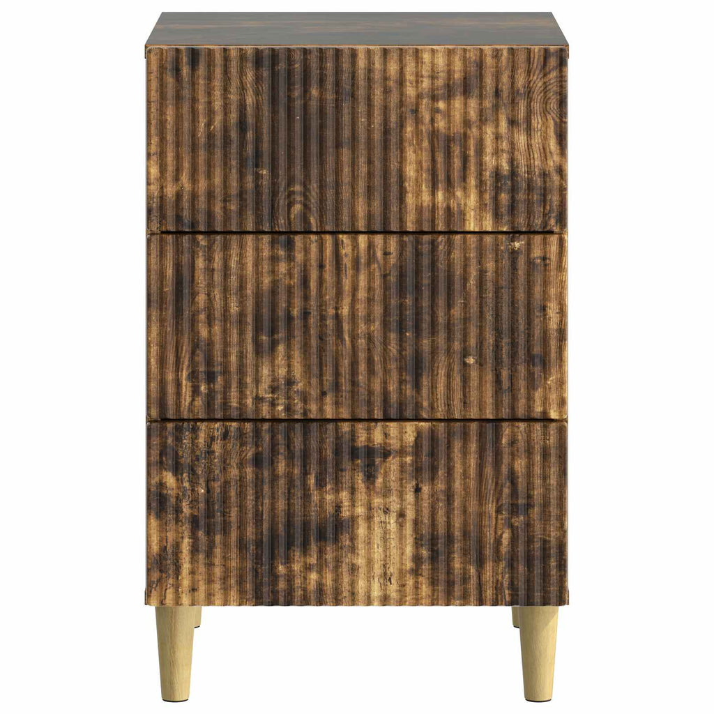 vidaXL Szafka Nocna Dąb wędzony 43 x 41 x 66,5 cm Drewno inżynieryjne