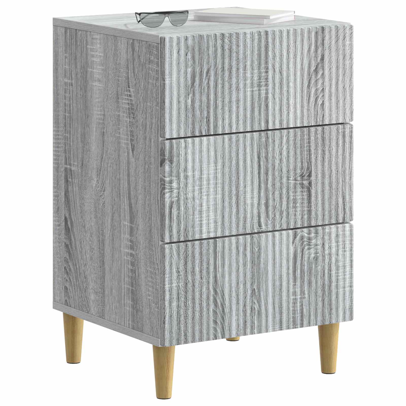 vidaXL Szafka Nocna Szary Sonoma 43 x 41 x 66,5 cm Drewno inżynieryjne