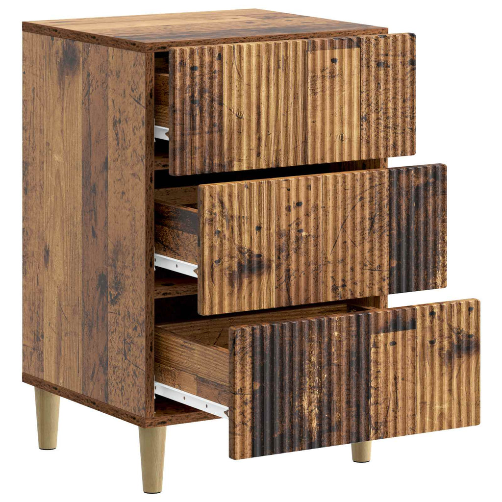 vidaXL Szafka Nocna Stare drewno 43 x 41 x 66,5 cm Drewno inżynieryjne